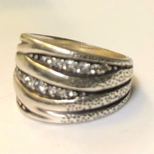 Silpada .925 Sterling Silver CZ